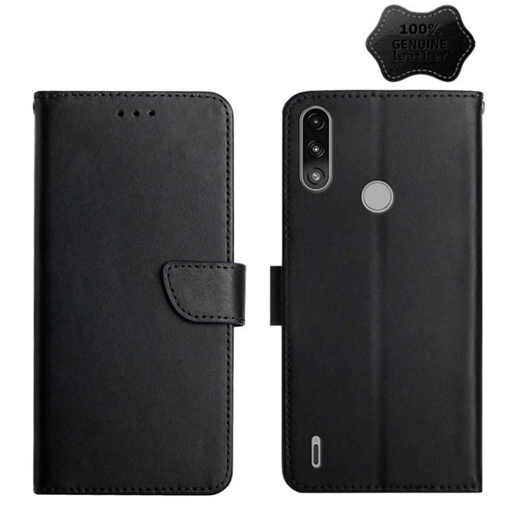 For Motorola Moto E7 Power Genuine Leather Fingerprint-proof Horizontal Flip Phone Case(Black)
For Motorola Moto E7 Power Genuine Leather Fingerprint-proof Horizontal Flip Phone Case(Black)