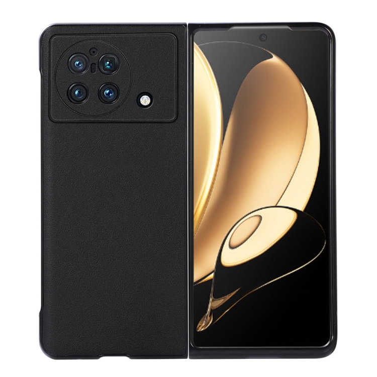 For vivo X Fold Accurate Hole Lambskin Texture Genuine Leather Phone Case(Black)
For vivo X Fold Accurate Hole Lambskin Texture Genuine Leather Phone Case(Black)