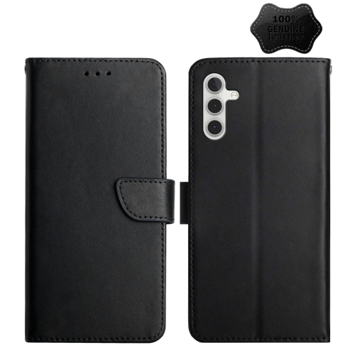For Samsung Galaxy A13 5G Genuine Leather Fingerprint-proof Horizontal Flip Phone Case(Black)
For Samsung Galaxy A13 5G Genuine Leather Fingerprint-proof Horizontal Flip Phone Case(Black)