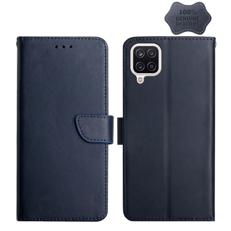 For Samsung Galaxy A42 5G Genuine Leather Fingerprint-proof Horizontal Flip Phone Case(Blue)
For Samsung Galaxy A42 5G Genuine Leather Fingerprint-proof Horizontal Flip Phone Case(Blue)