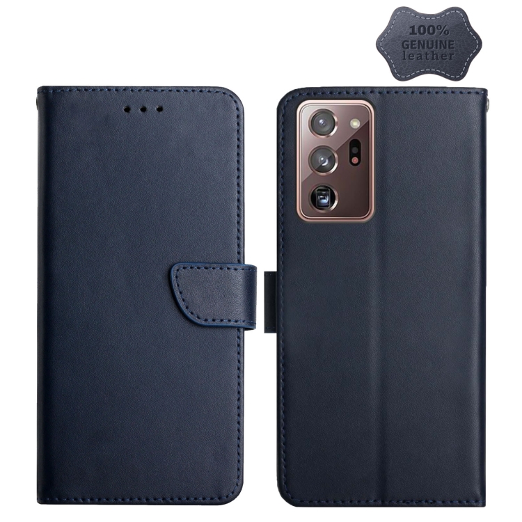 For Samsung Galaxy Note20 Ultra Genuine Leather Fingerprint-proof Horizontal Flip Phone Case(Blue)
For Samsung Galaxy Note20 Ultra Genuine Leather Fingerprint-proof Horizontal Flip Phone Case(Blue)
