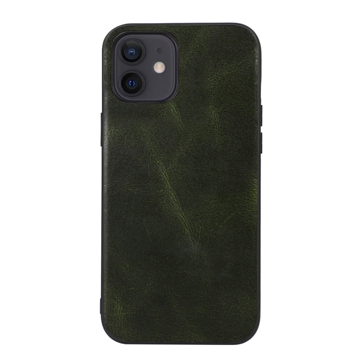 Genuine Leather Double Color Crazy Horse Phone Case For iPhone 12 / 12 Pro(Green)
Genuine Leather Double Color Crazy Horse Phone Case For iPhone 12 / 12 Pro(Green)