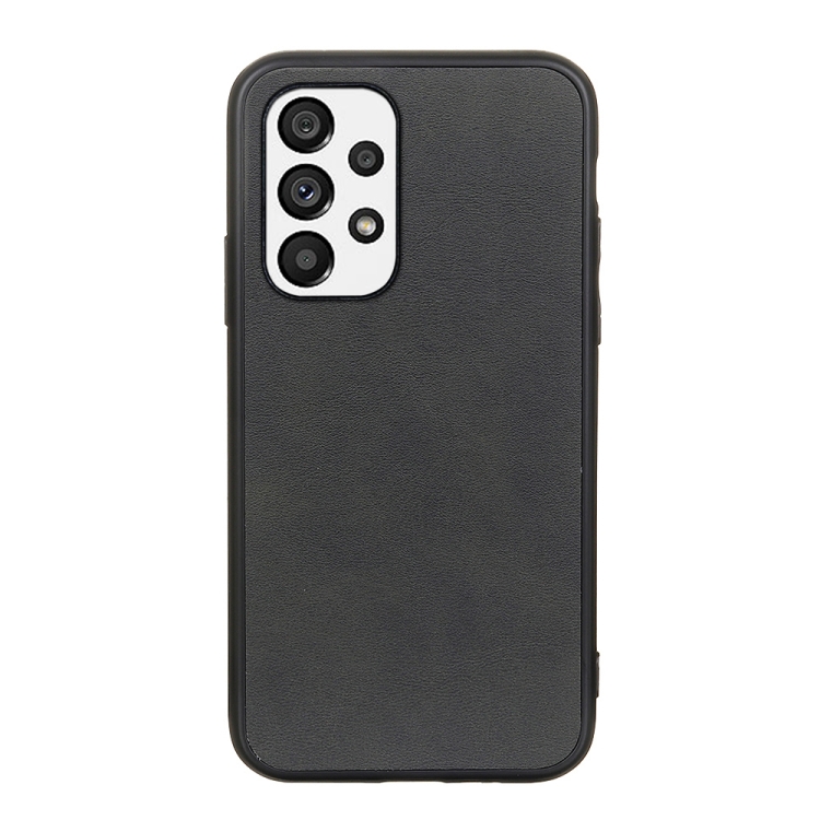 For Samsung Galaxy A73 5G Accurate Hole Two-color Calf Texture PU Phone Case(Black)
For Samsung Galaxy A73 5G Accurate Hole Two-color Calf Texture PU Phone Case(Black)