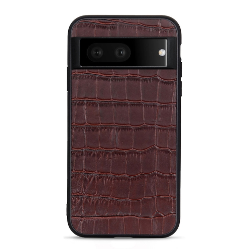 For Google Pixel 7 Accurate Hole Crocodile Texture Genuine Leather Phone Case(Brown)
For Google Pixel 7 Accurate Hole Crocodile Texture Genuine Leather Phone Case(Brown)