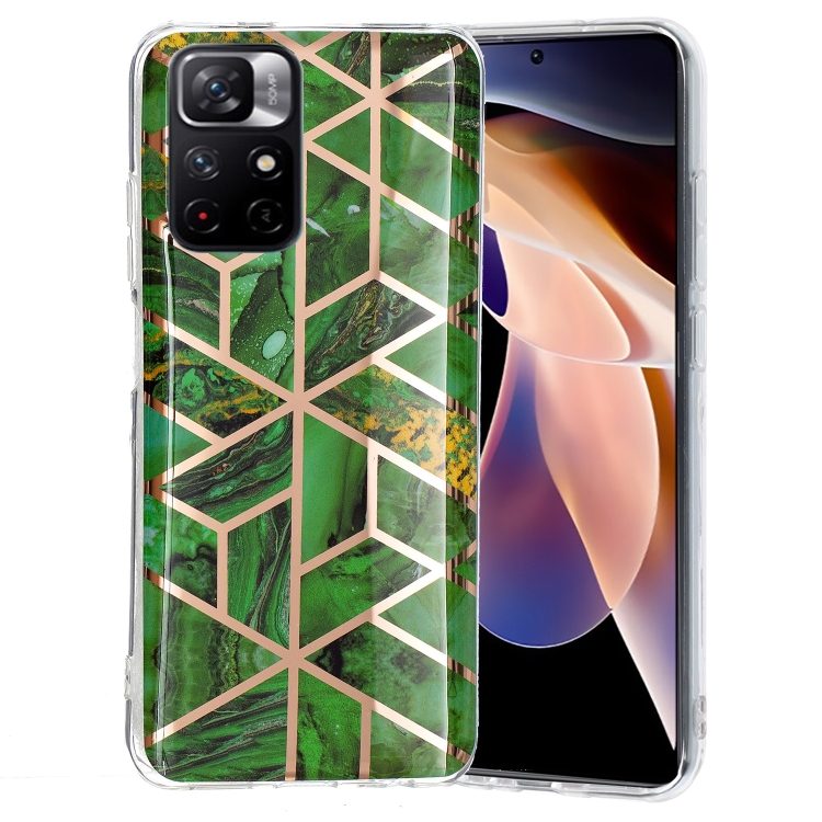 For Xiaomi Redmi Note 11 4G Electroplating Pattern TPU Phone Case(Green Rhombus)
For Xiaomi Redmi Note 11 4G Electroplating Pattern TPU Phone Case(Green Rhombus)