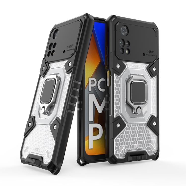 For Xiaomi Poco M4 Pro 4G Space PC+TPU Shockproof Phone Case with Ring Holder(White)
For Xiaomi Poco M4 Pro 4G Space PC+TPU Shockproof Phone Case with Ring Holder(White)