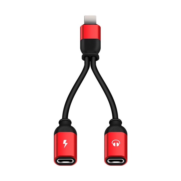 XWT-19 2 in 1 8 Pin Male to 8 Pin Charging + 8 Pin Earphone Female Audio Adapter, Compatible with All IOS Systems(Red)
XWT-19 2 in 1 8 Pin Male to 8 Pin Charging + 8 Pin Earphone Female Audio Adapter, Compatible with All IOS Systems(Red)