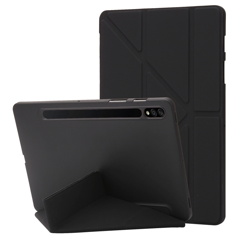 For Samsung Galaxy Tab S8 / S7 Deformation Silicone Leather Tablet Case(Black)
For Samsung Galaxy Tab S8 / S7 Deformation Silicone Leather Tablet Case(Black)