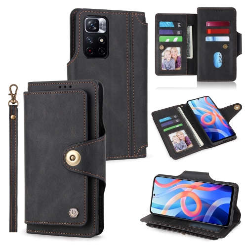 For Xiaomi Redmi Note 11 Pro 5G / 4G Foreign POLA 9 Card-slot Oil Side Leather Phone Case(Black)
For Xiaomi Redmi Note 11 Pro 5G / 4G Foreign POLA 9 Card-slot Oil Side Leather Phone Case(Black)