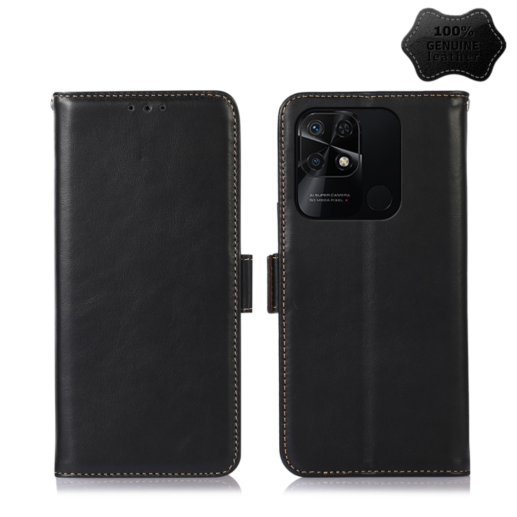 For Xiaomi Redmi 10C / 10 India Crazy Horse Top Layer Cowhide Leather Phone Case(Black)
For Xiaomi Redmi 10C / 10 India Crazy Horse Top Layer Cowhide Leather Phone Case(Black)