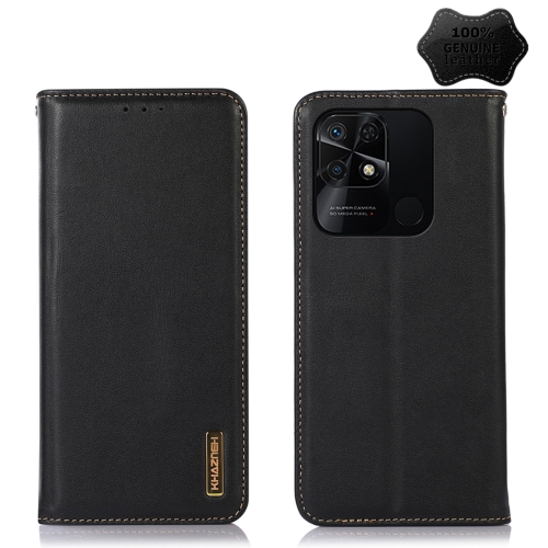 For Xiaomi Redmi 10C / 10 India KHAZNEH Nappa Top Layer Cowhide Leather Phone Case(Black)
For Xiaomi Redmi 10C / 10 India KHAZNEH Nappa Top Layer Cowhide Leather Phone Case(Black)