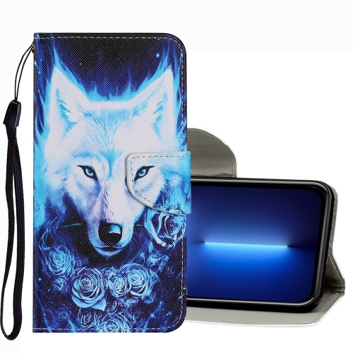 Coloured Drawing Pattern Leather Phone Case For iPhone 13 Pro Max(Rose Wolf)
Coloured Drawing Pattern Leather Phone Case For iPhone 13 Pro Max(Rose Wolf)