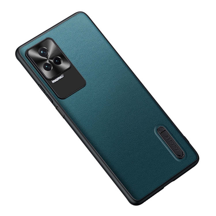 For Xiaomi Redmi K50 / K50 Pro Folding Holder Plain Leather Phone Case(Lake Green)
For Xiaomi Redmi K50 / K50 Pro Folding Holder Plain Leather Phone Case(Lake Green)