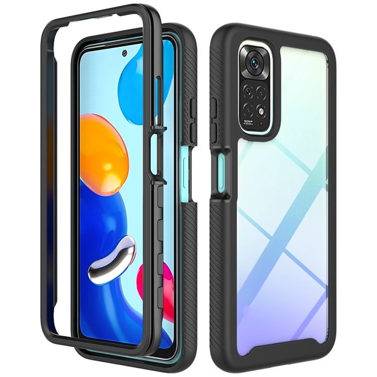 For Xiaomi Redmi Note 11 Global / Note 11S Starry Sky Solid Color Series PC + TPU Phone Case(Black)
For Xiaomi Redmi Note 11 Global / Note 11S Starry Sky Solid Color Series PC + TPU Phone Case(Black)
