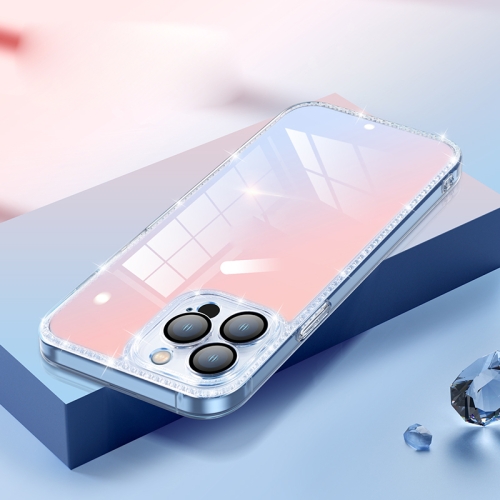 Diamond Lens Protector Glass Phone Case For iPhone 13 Pro(Gradient Pink Blue)
Diamond Lens Protector Glass Phone Case For iPhone 13 Pro(Gradient Pink Blue)
