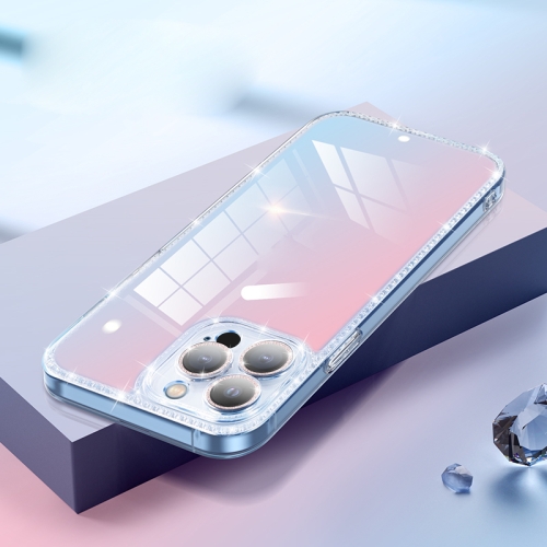Diamond Glitter Powder Lens Protector Glass Phone Case For iPhone 13 Pro(Gradient Transparent Pink Blue)
Diamond Glitter Powder Lens Protector Glass Phone Case For iPhone 13 Pro(Gradient Transparent Pink Blue)