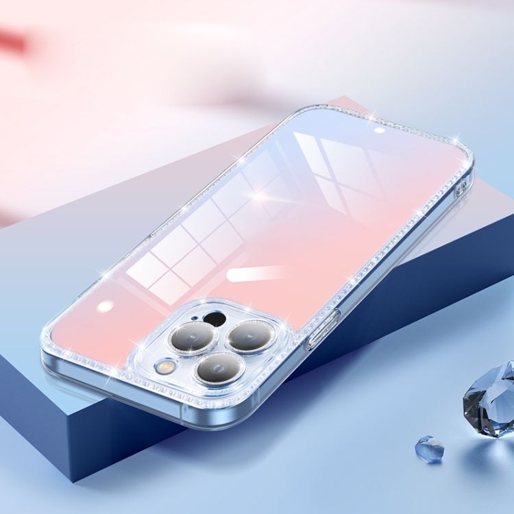 Diamond Glitter Powder Lens Protector Glass Phone Case For iPhone 12 Pro Max(Gradient Pink Blue)
Diamond Glitter Powder Lens Protector Glass Phone Case For iPhone 12 Pro Max(Gradient Pink Blue)