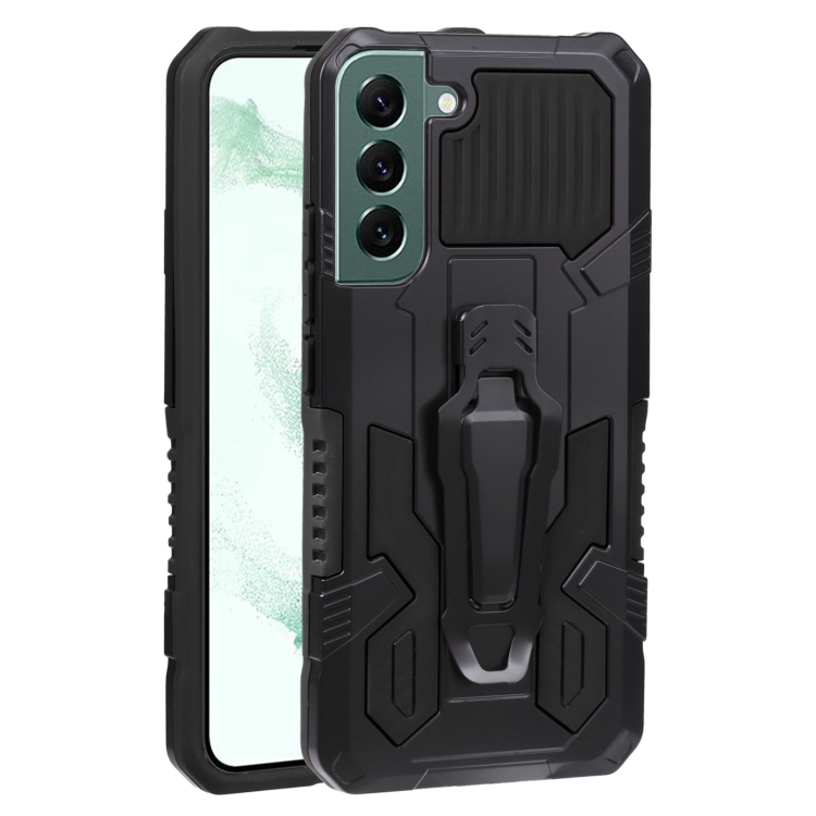 For Samsung Galaxy S22+ 5G Armor Warrior Shockproof PC + TPU Phone Case(Black)
For Samsung Galaxy S22+ 5G Armor Warrior Shockproof PC + TPU Phone Case(Black)