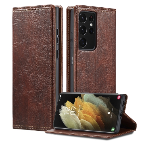 For Samsung Galaxy S21 5G Vintage Bark Texture Wallet Leather Phone Case(Brown)
For Samsung Galaxy S21 5G Vintage Bark Texture Wallet Leather Phone Case(Brown)