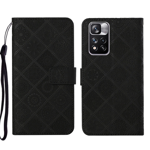 For Xiaomi Redmi Note 11 Pro Ethnic Style Embossed Pattern Leather Phone Case(Black)
For Xiaomi Redmi Note 11 Pro Ethnic Style Embossed Pattern Leather Phone Case(Black)