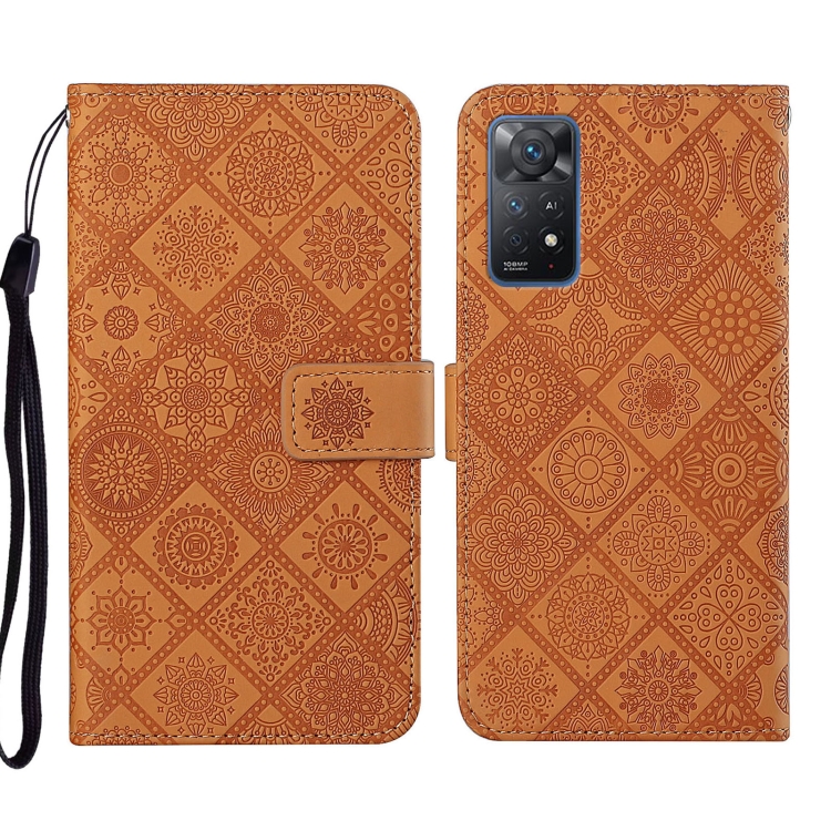 For Xiaomi Redmi Note 11 Pro Global Ethnic Style Embossed Pattern Leather Phone Case(Brown)
For Xiaomi Redmi Note 11 Pro Global Ethnic Style Embossed Pattern Leather Phone Case(Brown)