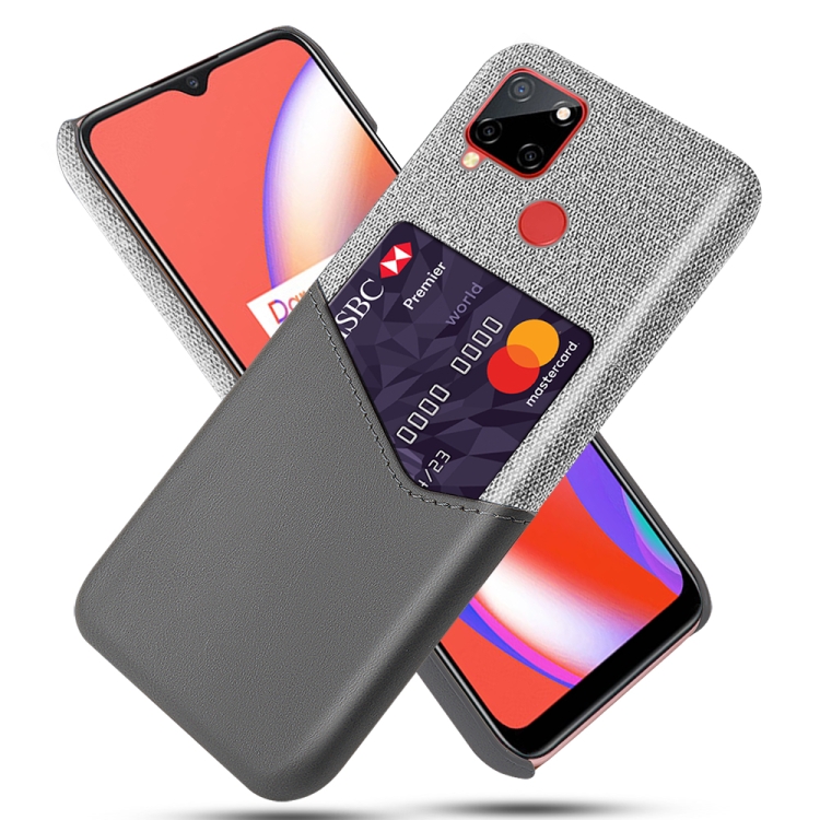 For OPPO Realme C12 Cloth Texture PC + PU Leather Back Cover Case with Card Slot(Grey)
For OPPO Realme C12 Cloth Texture PC + PU Leather Back Cover Case with Card Slot(Grey)