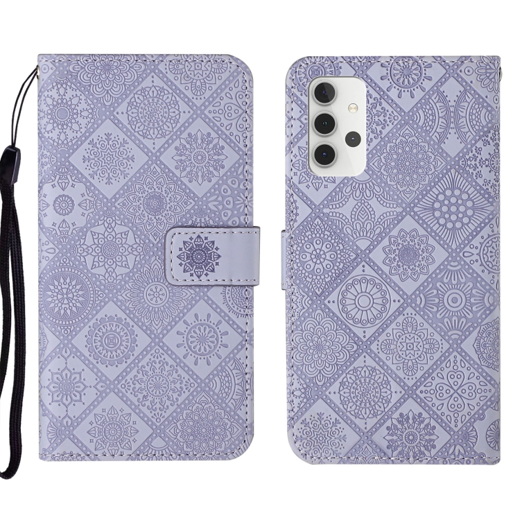 For Samsung Galaxy A32 4G Ethnic Style Embossed Pattern Leather Phone Case(Purple)
For Samsung Galaxy A32 4G Ethnic Style Embossed Pattern Leather Phone Case(Purple)