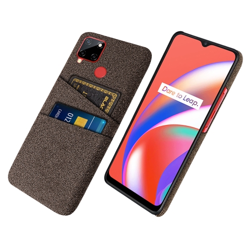 For OPPO Realme C12 Cloth Texture PC + Nylon Phone Case with Dual Card Slots(Brown)
For OPPO Realme C12 Cloth Texture PC + Nylon Phone Case with Dual Card Slots(Brown)