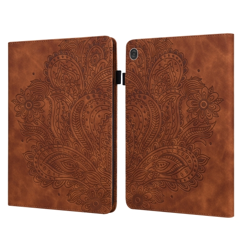 For Lenovo M10 Plus 3rd Gen Peacock Embossed Pattern Leather Tablet Case(Brown)
For Lenovo M10 Plus 3rd Gen Peacock Embossed Pattern Leather Tablet Case(Brown)