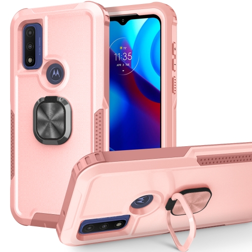 For Motorola Moto G Pure 3 in 1 Ring Holder PC + TPU Phone Case(Rose Gold)
For Motorola Moto G Pure 3 in 1 Ring Holder PC + TPU Phone Case(Rose Gold)