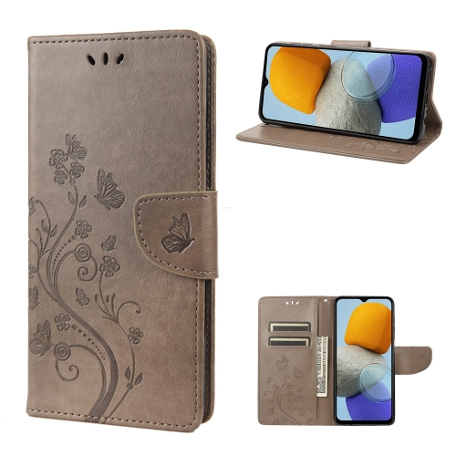 For Samsung Galaxy M23 5G Butterfly Flower Pattern Flip Leather Phone Case(Grey)
For Samsung Galaxy M23 5G Butterfly Flower Pattern Flip Leather Phone Case(Grey)