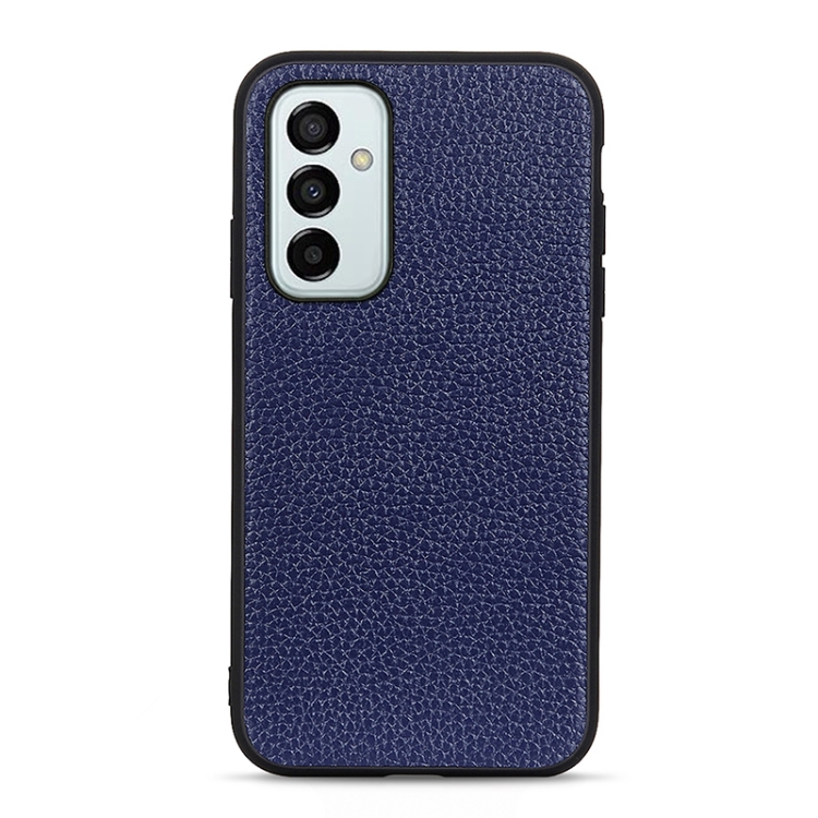 For Samsung Galaxy M23 / F23 5G Litchi Texture Genuine Leather Phone Case(Blue)
For Samsung Galaxy M23 / F23 5G Litchi Texture Genuine Leather Phone Case(Blue)
