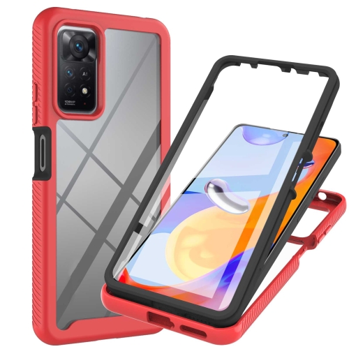 For Xiaomi Redmi Note 11 Pro 5G / 4G Foreign Starry Sky Solid Color Series PC + TPU Phone Case with PET Film(Red)
For Xiaomi Redmi Note 11 Pro 5G / 4G Foreign Starry Sky Solid Color Series PC + TPU Phone Case with PET Film(Red)