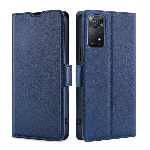 For Xiaomi Redmi Note 11 Pro 4G / 5G Ultra-thin Voltage Side Buckle Flip Leather Case(Blue)
For Xiaomi Redmi Note 11 Pro 4G / 5G Ultra-thin Voltage Side Buckle Flip Leather Case(Blue)