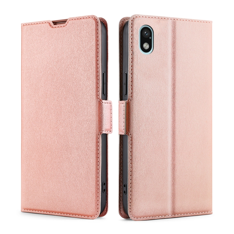 For Sony Xperia ACE III Ultra-thin Voltage Side Buckle Flip Leather Case(Rose Gold)
For Sony Xperia ACE III Ultra-thin Voltage Side Buckle Flip Leather Case(Rose Gold)