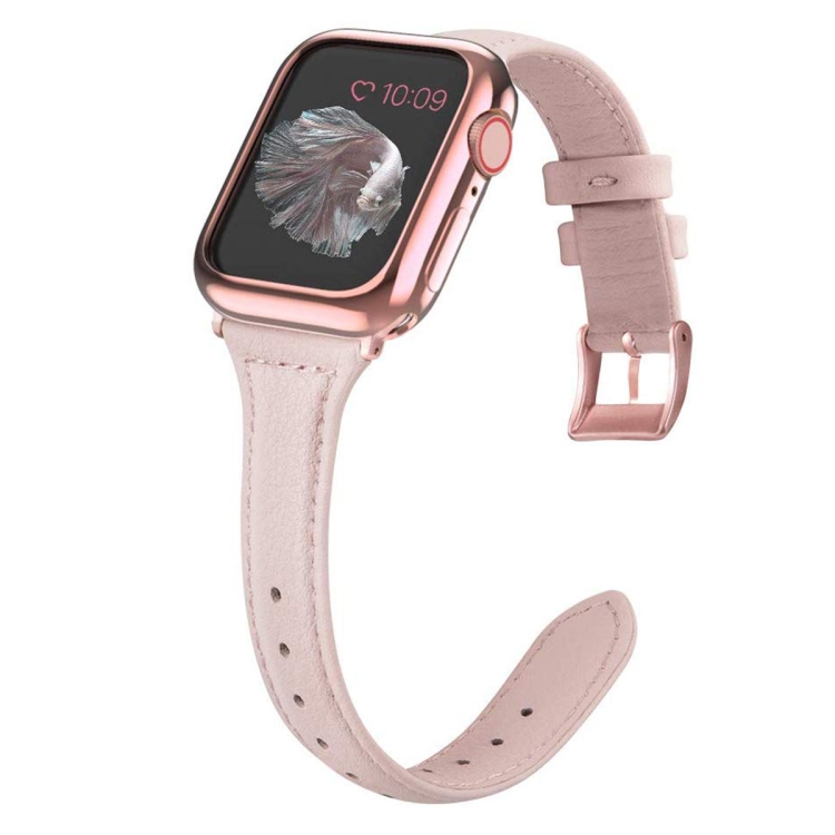 Genuine Leather Watch Band For Apple Watch Series 7 45mm / 6&SE&5&4 44mm / 3&2&1 42mm(Pink)
Genuine Leather Watch Band For Apple Watch Series 7 45mm / 6&SE&5&4 44mm / 3&2&1 42mm(Pink)