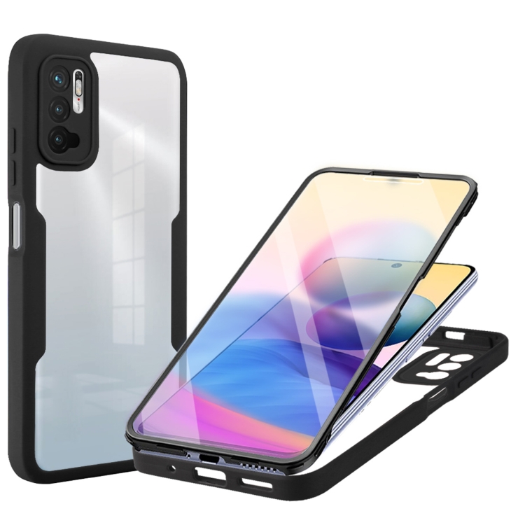 For Xiaomi Redmi Note 10 5G Acrylic + TPU 360 Degrees Full Coverage Phone Case(Black)
For Xiaomi Redmi Note 10 5G Acrylic + TPU 360 Degrees Full Coverage Phone Case(Black)