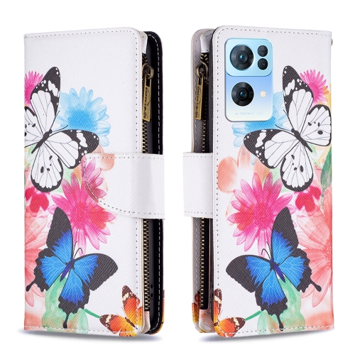 For OPPO Reno7 5G Global Colored Drawing Pattern Zipper Horizontal Flip Phone Leather Case(Two Butterflies)
For OPPO Reno7 5G Global Colored Drawing Pattern Zipper Horizontal Flip Phone Leather Case(Two Butterflies)