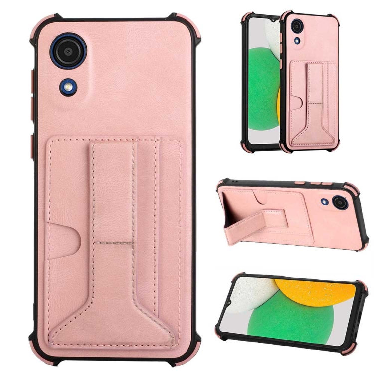 For Samsung Galaxy A03 Core 2021 Dream Holder Card Bag Shockproof Phone Case(Rose Gold)
For Samsung Galaxy A03 Core 2021 Dream Holder Card Bag Shockproof Phone Case(Rose Gold)