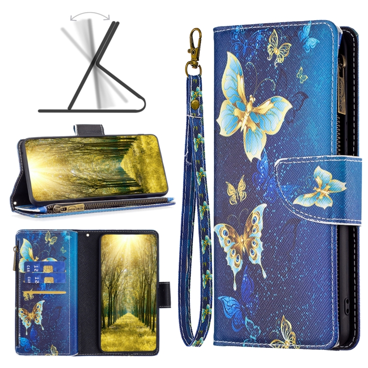 For Xiaomi Poco M4 Pro Colored Drawing Pattern Zipper Leather Phone Case(Gold Butterfly)
For Xiaomi Poco M4 Pro Colored Drawing Pattern Zipper Leather Phone Case(Gold Butterfly)