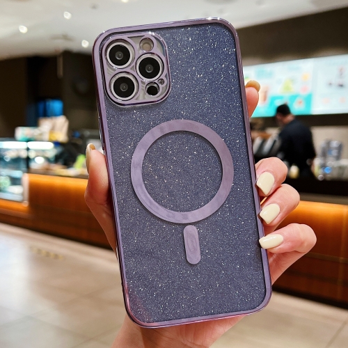 For iPhone 13 Electroplating Magsafe Magnetic Glitter Powder Phone Case(Purple)
For iPhone 13 Electroplating Magsafe Magnetic Glitter Powder Phone Case(Purple)