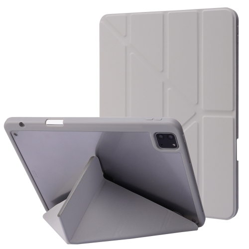 For iPad Pro 12.9 2022 / 2021 / 2020 / 2018 Deformation Transparent Acrylic Leather Tablet Case(Grey)
For iPad Pro 12.9 2022 / 2021 / 2020 / 2018 Deformation Transparent Acrylic Leather Tablet Case(Grey)
