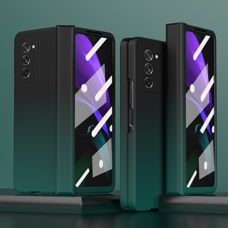 For Samsung Galaxy Z Fold2 5G Colorful Gradient Tempered Film Integrated Phone Case(Cyan)
For Samsung Galaxy Z Fold2 5G Colorful Gradient Tempered Film Integrated Phone Case(Cyan)
