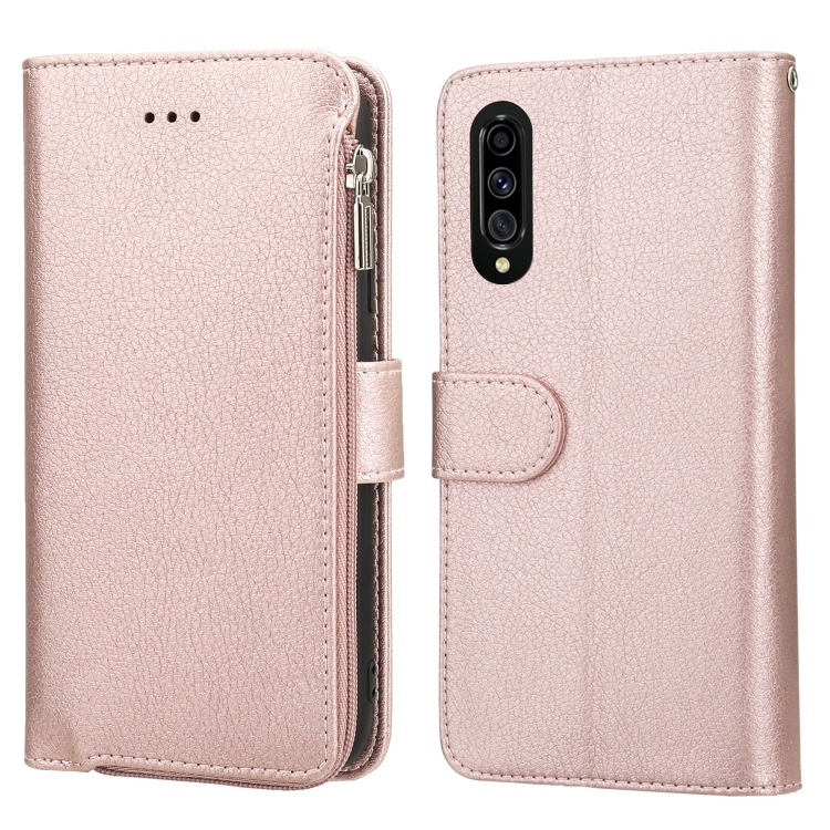 For Samsung Galaxy A70s Microfiber Zipper Horizontal Flip Leather Case(Rose Gold)
For Samsung Galaxy A70s Microfiber Zipper Horizontal Flip Leather Case(Rose Gold)