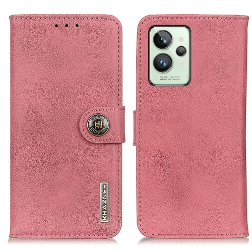 For OPPO Realme GT2 Pro KHAZNEH Cowhide Texture Horizontal Flip Leather Phone Case(Pink)
For OPPO Realme GT2 Pro KHAZNEH Cowhide Texture Horizontal Flip Leather Phone Case(Pink)