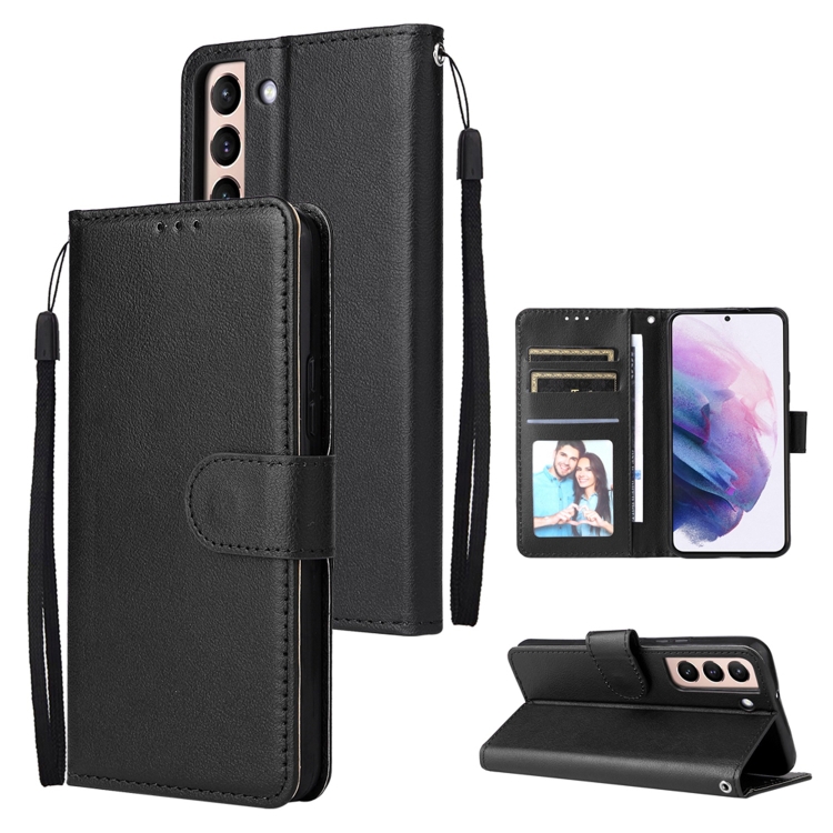 For Samsung Galaxy S22+ 5G 3 Card Slots Multifunctional Leather Phone Case(Black)
For Samsung Galaxy S22+ 5G 3 Card Slots Multifunctional Leather Phone Case(Black)