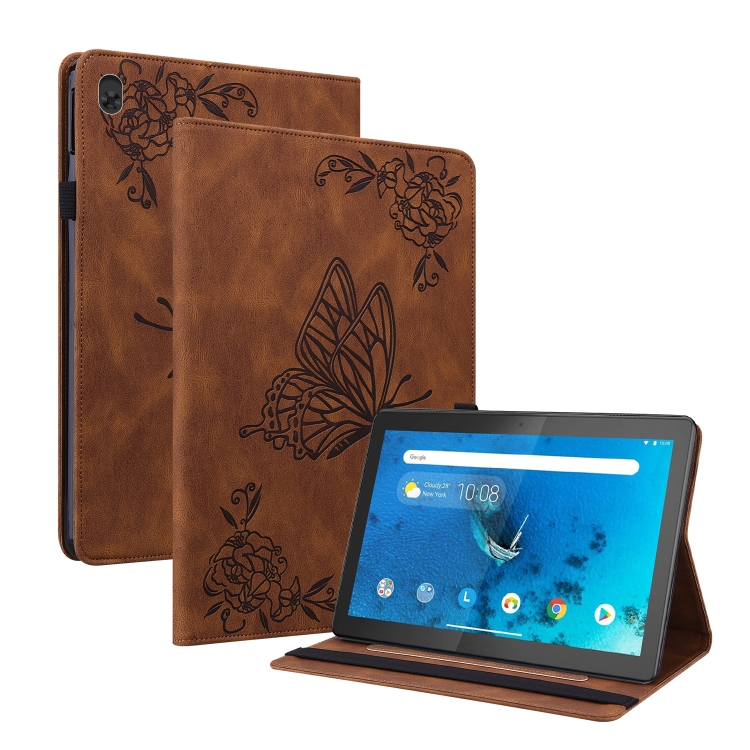 For Lenovo Tab M10 TB-X605L/X605F Butterfly Flower Embossed Leather Tablet Case(Brown)
For Lenovo Tab M10 TB-X605L/X605F Butterfly Flower Embossed Leather Tablet Case(Brown)
