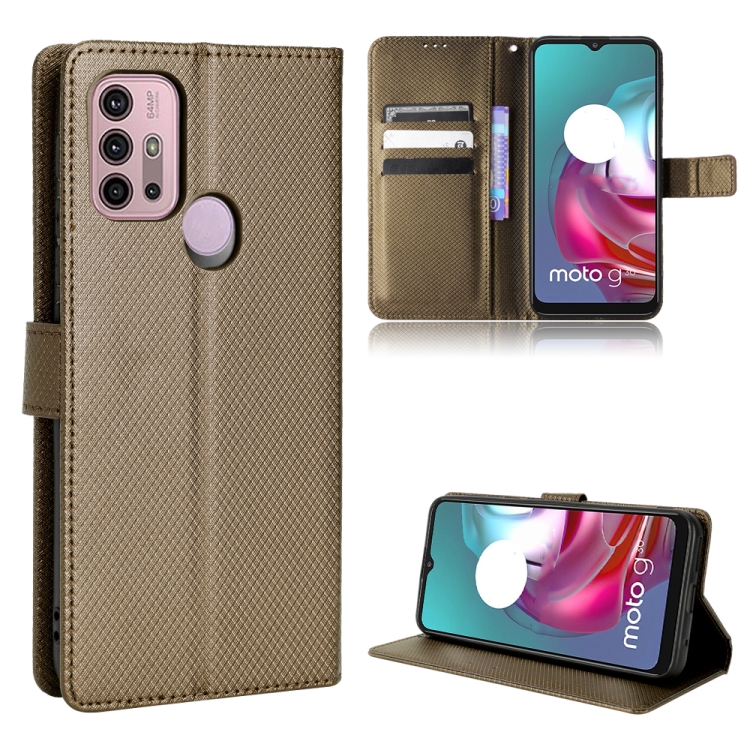 For Motorola Moto G30 / G10 / G20 / G10 Power Diamond Texture Leather Phone Case(Brown)
For Motorola Moto G30 / G10 / G20 / G10 Power Diamond Texture Leather Phone Case(Brown)