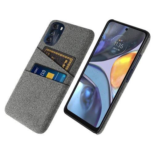 For Motorola Moto G 5G 2022 Cloth Texture Card Slot PC+Nylon Phone Case(Grey)
For Motorola Moto G 5G 2022 Cloth Texture Card Slot PC+Nylon Phone Case(Grey)