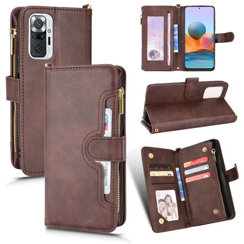 For Xiaomi Redmi Note 10 Pro / 10 Pro Max 4G Litchi Texture Zipper Leather Phone Case(Brown)
For Xiaomi Redmi Note 10 Pro / 10 Pro Max 4G Litchi Texture Zipper Leather Phone Case(Brown)